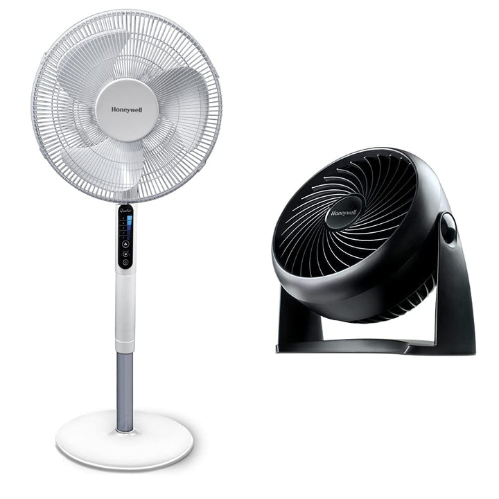 Honeywell Advanced QuietSet Oszillierender Standventilator (5 Geschwindigkeitseinstellungen) HSF600W