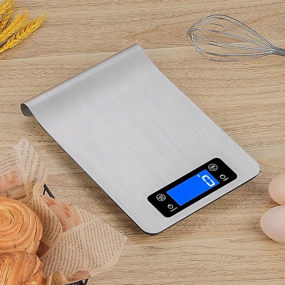 LTC LCD-Küchenwaage WG116 - Wägebereich 0,1-5000 g - Wägegenauigkeit 0,1 g - Masseinheiten g/ml/fl:o