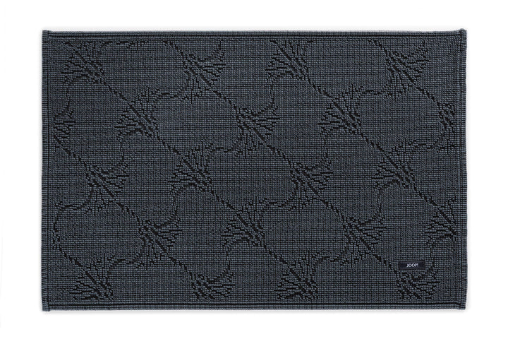 JOOP! Badteppich NEW CORNFLOWER 60 x 90 cm anthrazit 60 x 90 cm (Rechteckig), 60 x 90 cm (Rechteckig