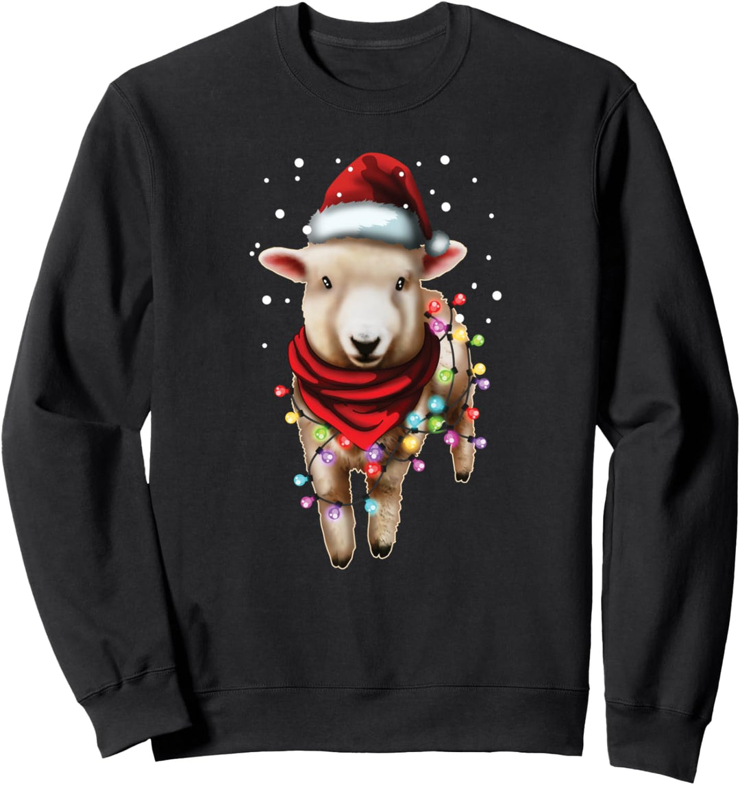 Weihnachts-Schaf, Lustiges Weihnachts-Lamm, Weihnachten Sweatshirt