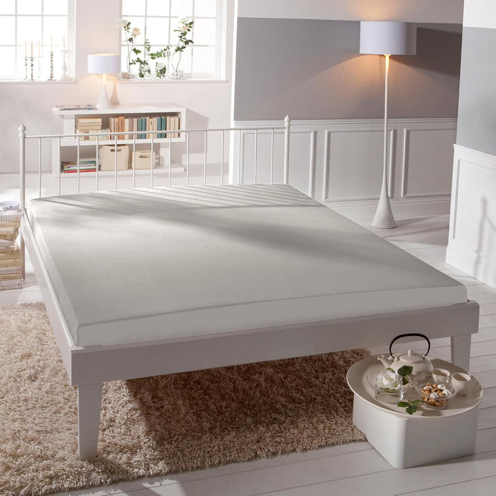 Formesse Spannbettlaken Bella Donna Single-Jersey grau Grösse 180x200 cm - 200x220 cm