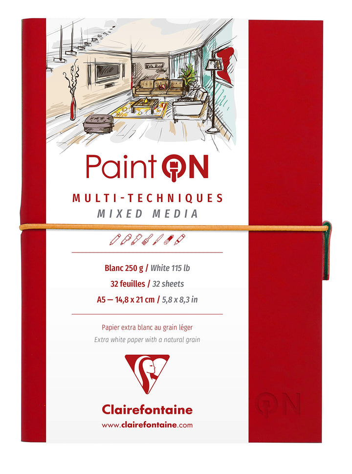 Clairefontaine 975181C Skizzenheft mit Fadenbindung Paint&