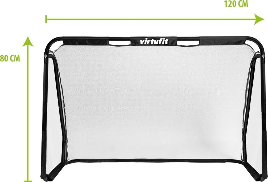 VirtuFit Fussballtor Serie – Robuste & Wetterfeste Tore mit Zielwand – Verschiedene Grössen für Kind