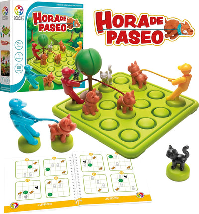 Platzzeit – Smart Games, Lernspiel für Kinder, Puzzle, Spiele für Kinder 7 Jahre, Logik und Planung,