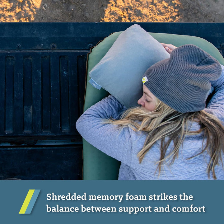 Klymit Unisex's Drift Camping Pillow, Orange, L L (1er Pack) Orange, L (1er Pack) Orange