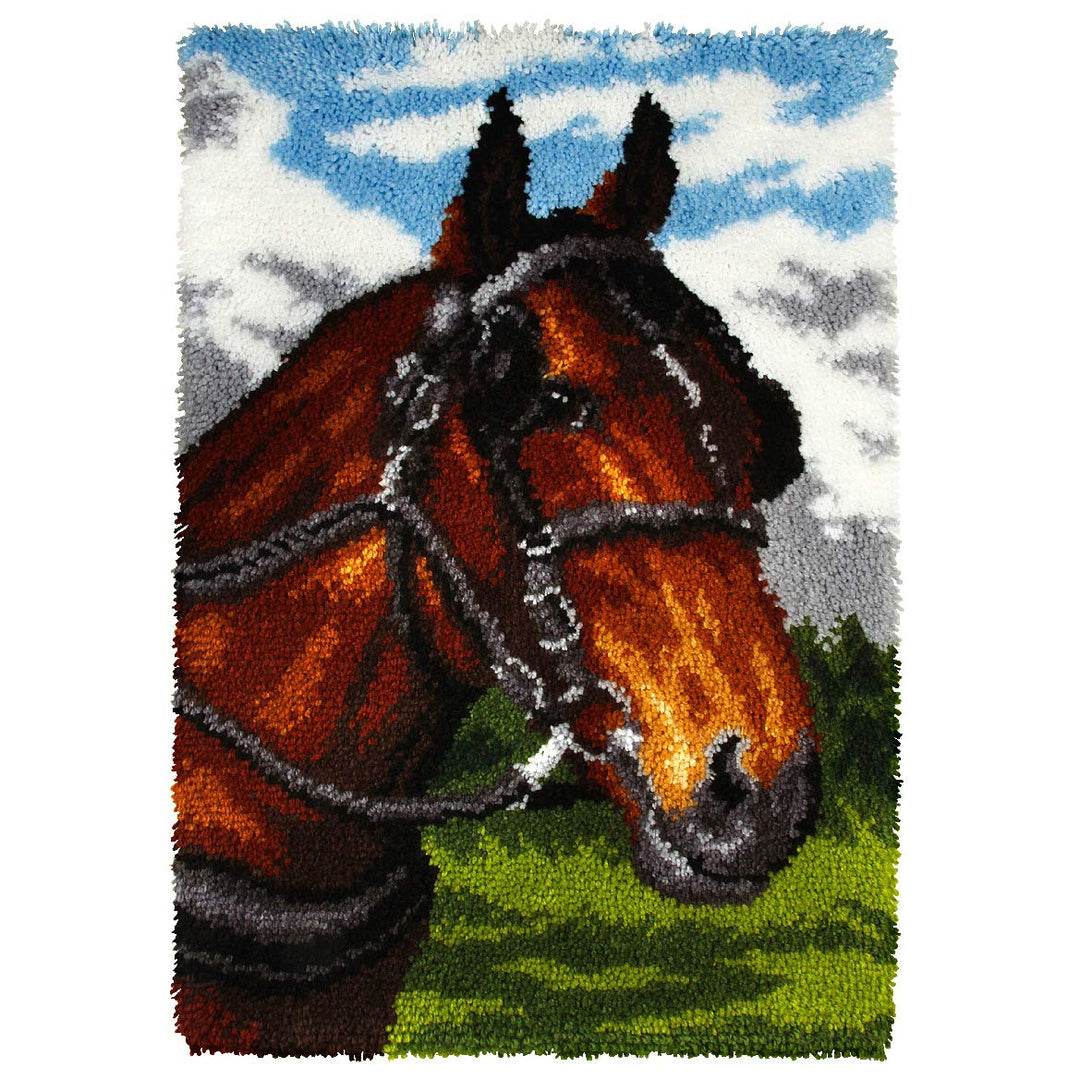 Verriegelungshakensatz: Teppich: Horse