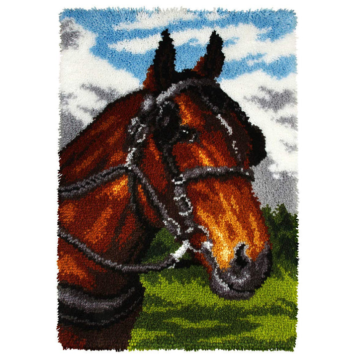 Verriegelungshakensatz: Teppich: Horse