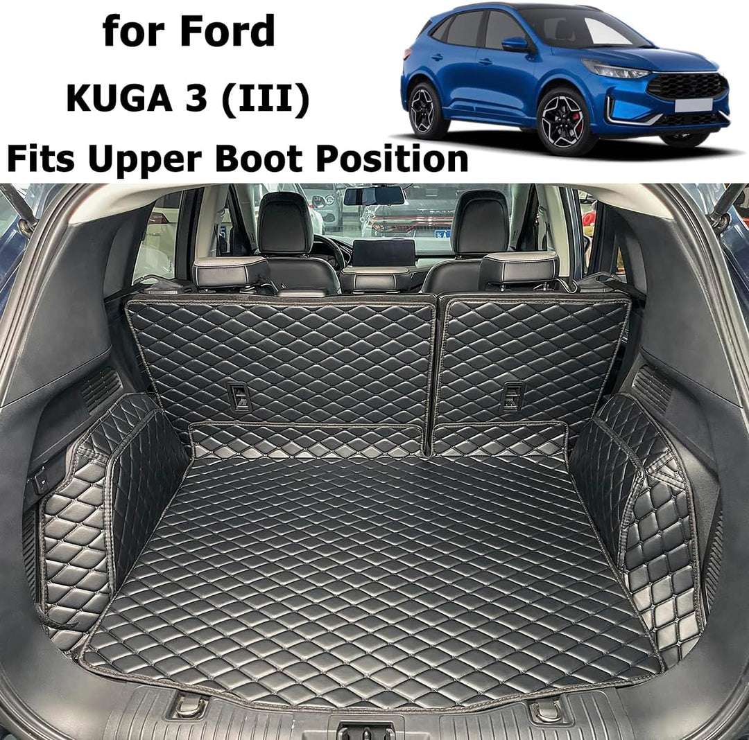 Kofferraumwanne kompatibel mit Ford KUGA 3 (III) 2019-2026 (obere Ladeboden) Kofferraummatte Kofferr