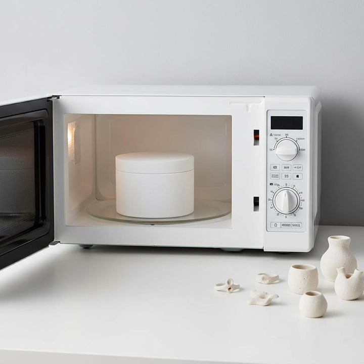 22 Teile/Satz Mikrowellenofen 7, 7 x 4, 3 Zoll Mini-Ofen mit 10 Blechen und Dichtungen für Töpferei,