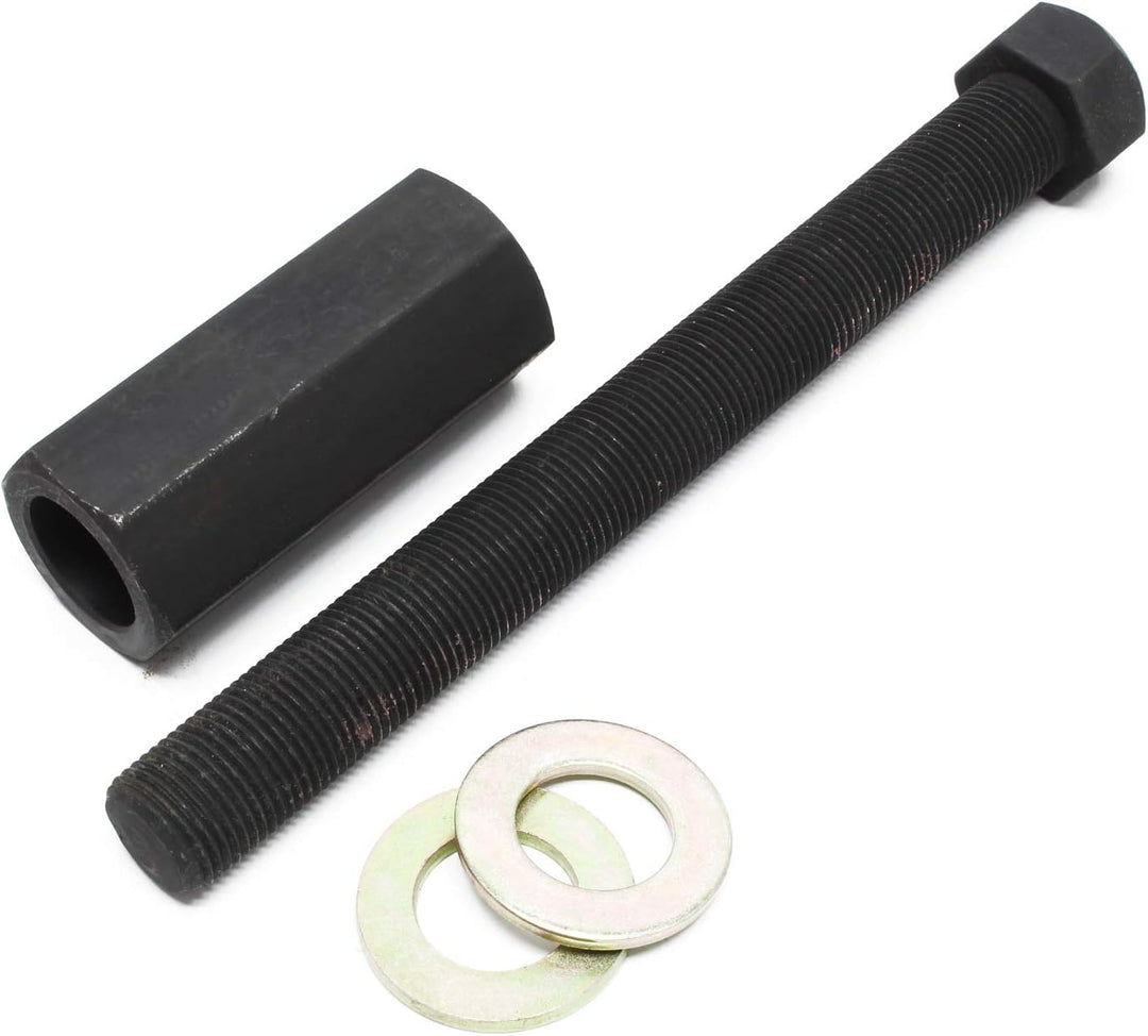 Wiltec Radlager Werkzeug Satz 24 teilig, Druckplatten 55-88 mm, Abziehglocken, Gewindespindel, Radla