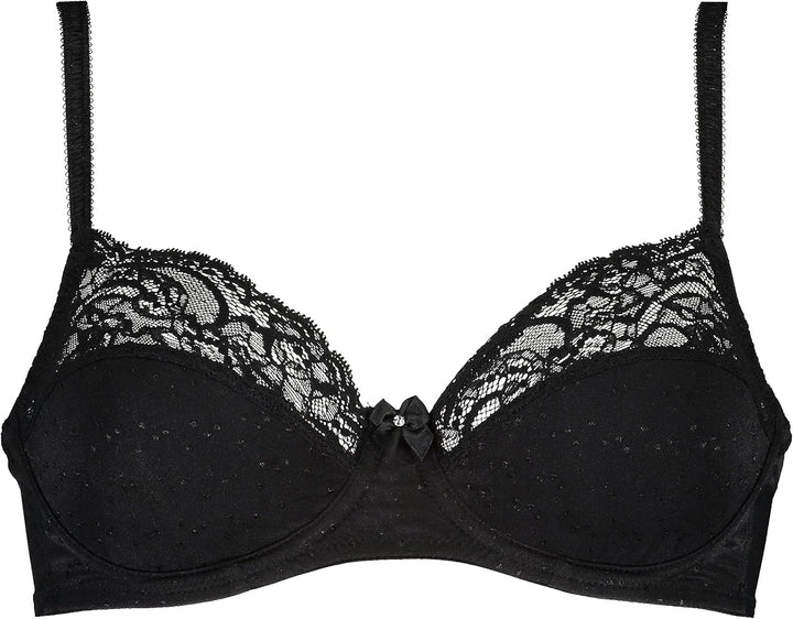 Hunkemöller Unwattierter Bügel-BH Sophie 75B Schwarz, 75B Schwarz