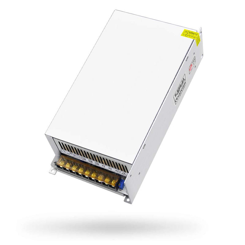 SHNITPWR 24V Power Supply DC 24volt 25A 600W Switch Power Supply Transformer AC 110V 220V to DC 24 V