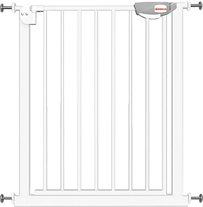 UBRAVOO Babygitter für Türen und Treppen, Höhe 100 cm, Sicherheits-Haustiergitter, Spannungstyp,auto