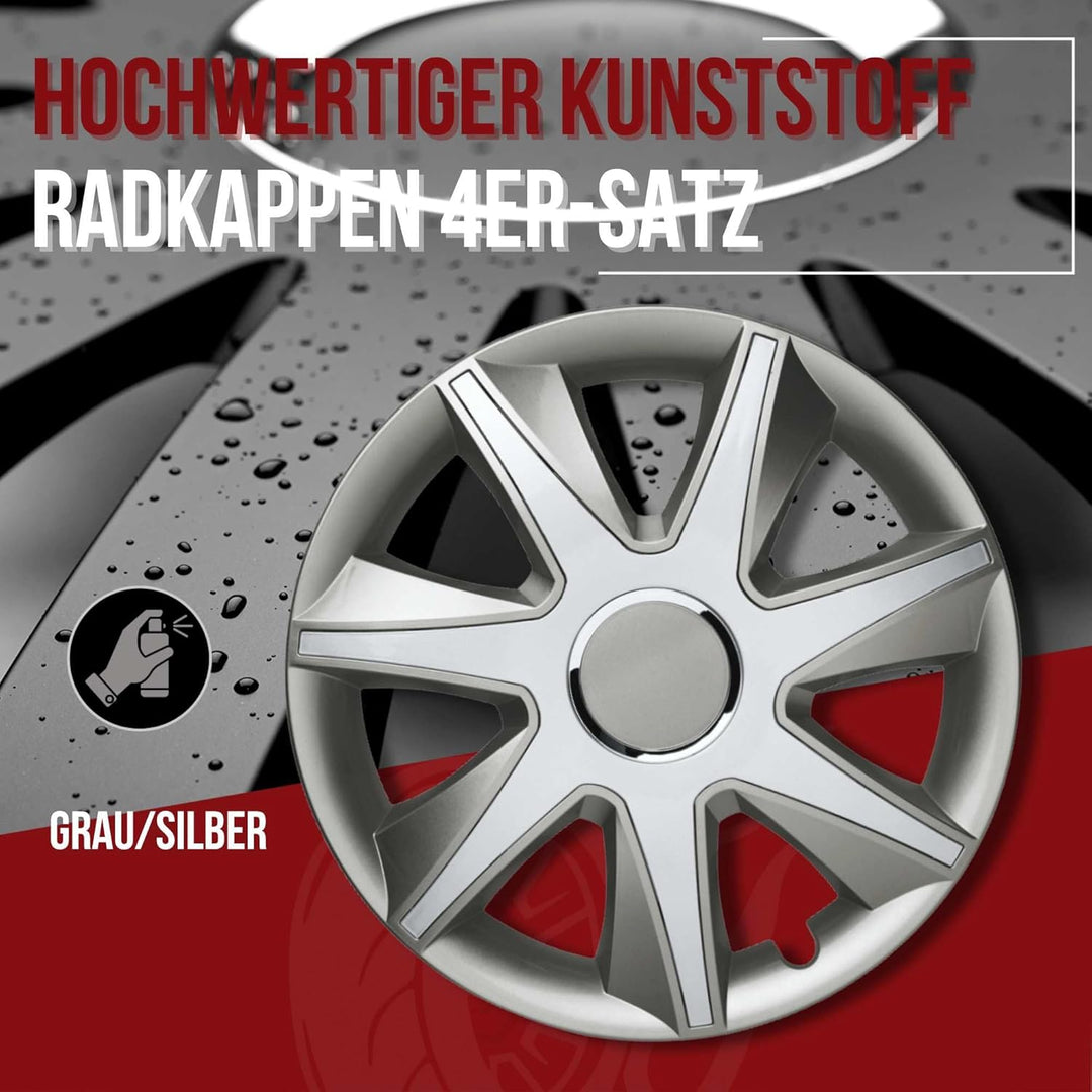Run 15" 38,10cm grey/silver I Albrecht grau/silber 15 Zoll Run, grau/silber 15 Zoll Run