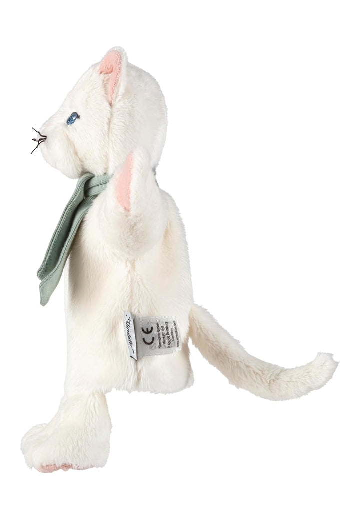 Kinder Handpuppe Katze, weiches Spielzeug für Kasperle Theater, erstes Rollenspiel und zum Geschicht