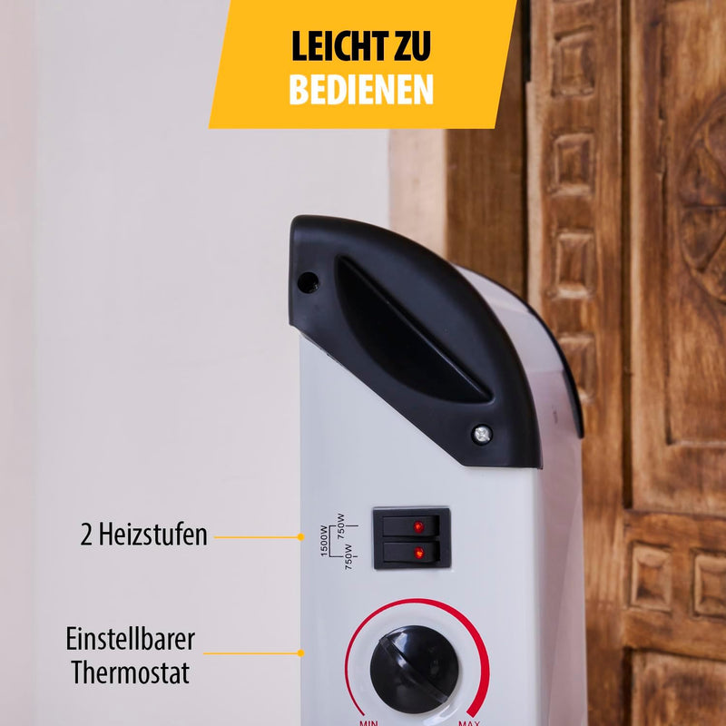 Tristar Konvektionsheizung - 1500 W, Thermostat, 2 Einstellungen, bis zu 20 m², KA-5911 1500W,