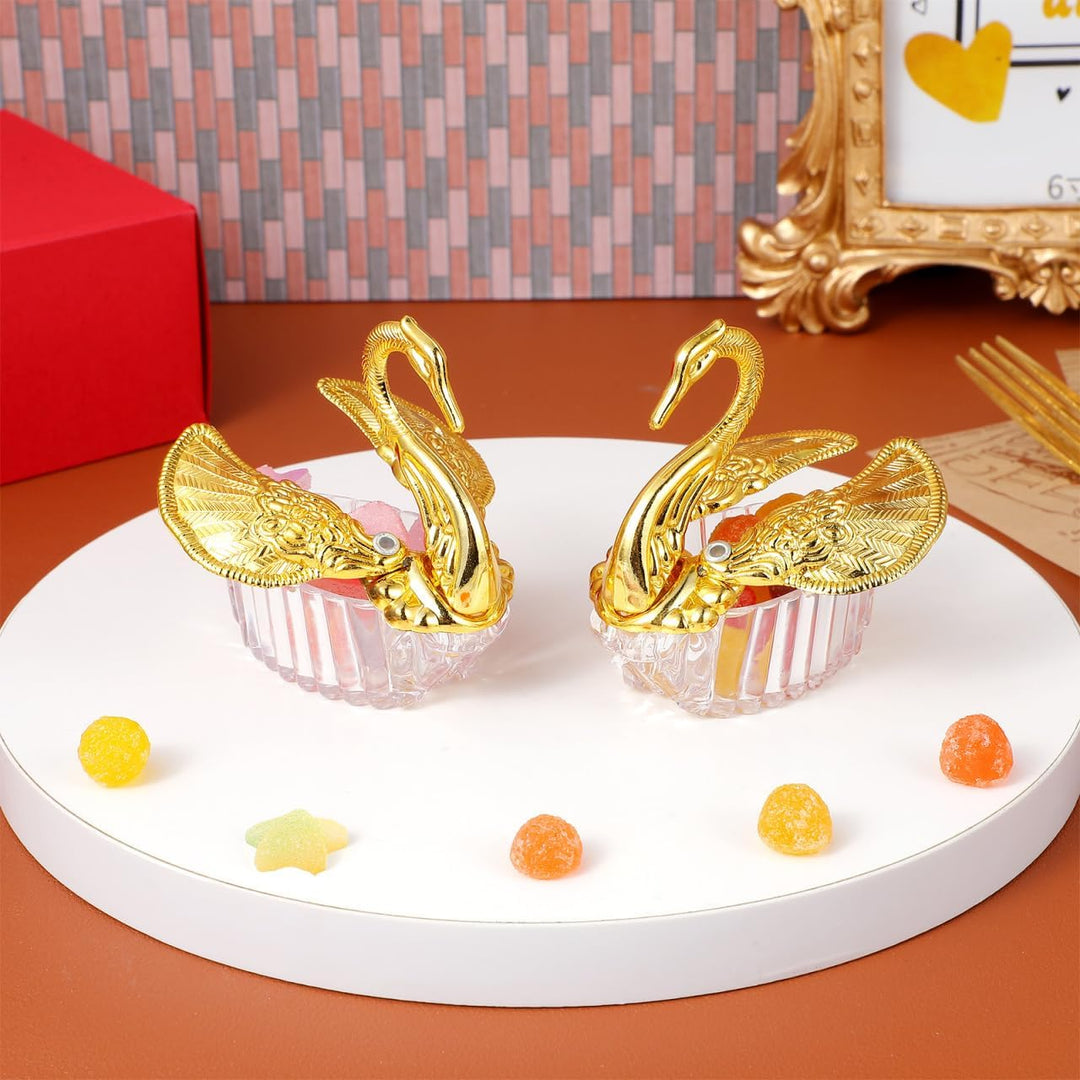 Angoily 24Pcs Candy Boxen für Hochzeiten Kleiner Schwan Form Geschenk Boxen Hochzeit Gastgeschenke B