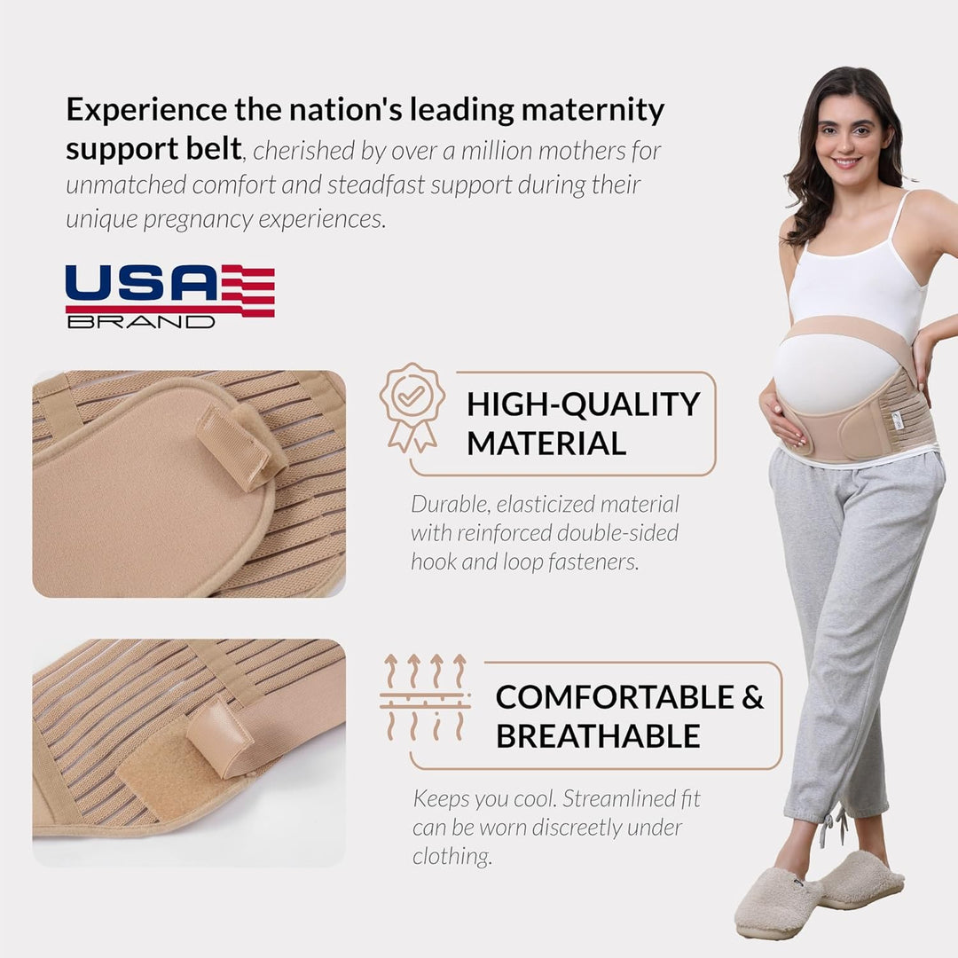NEOtech Care - Bauchgurt für die Schwangerschaft - stützt Taille, Rücken & Bauch - Schwangerschaftsg