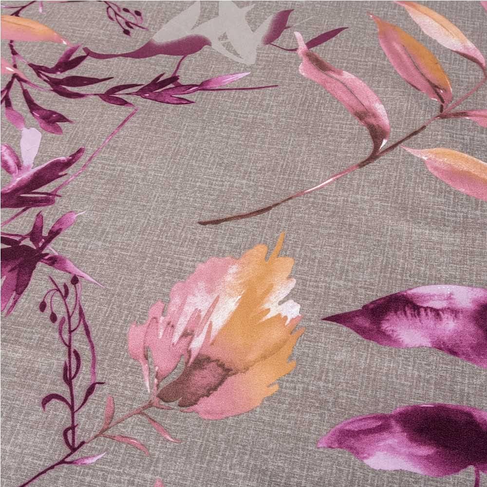 COTTON ARTean KADO Bettwäsche-Set, 135 x 190/200 cm, hypoallergen Cama 135 X 190/200 Aubergine, Cama
