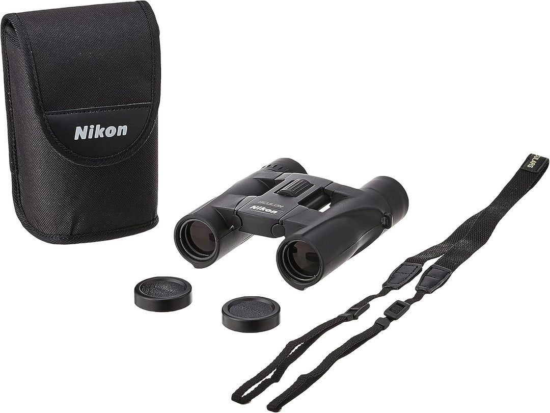 Nikon Aculon A30 Fernglas (10-fach, 25mm Frontlinsendurchmesser) schwarz schwarz 10x25 Single, schwa