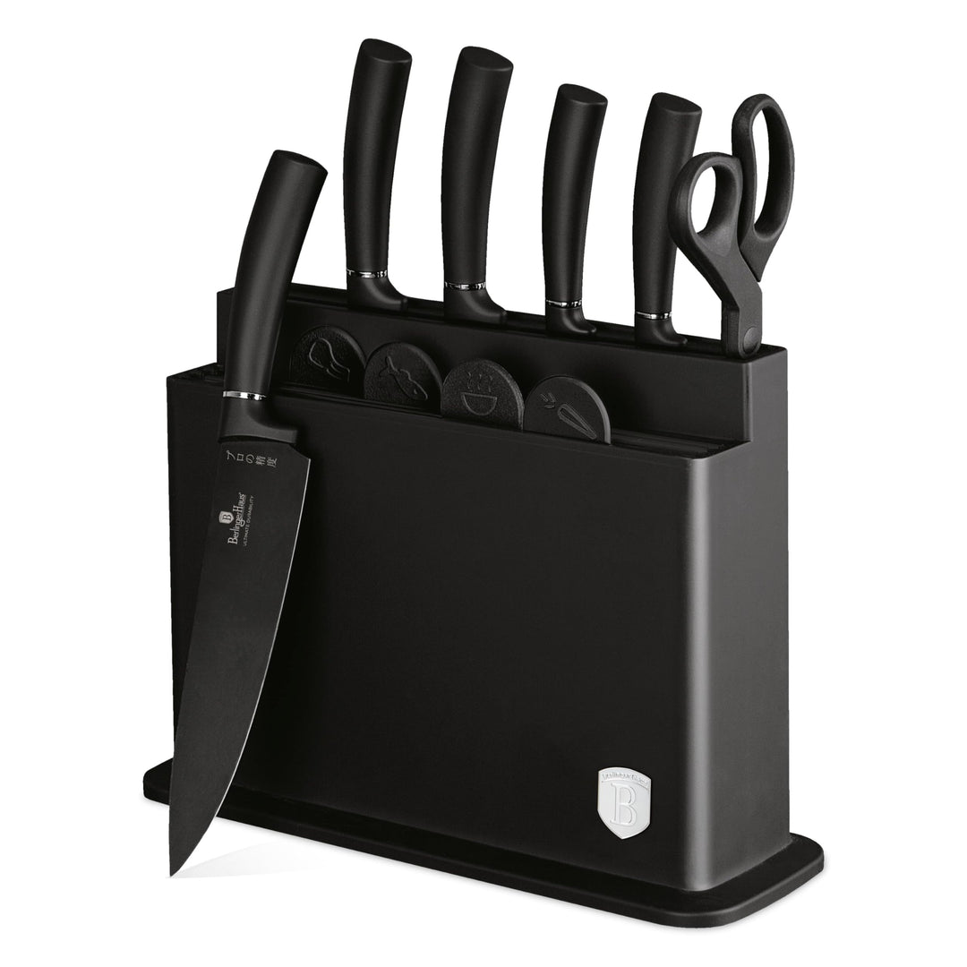 Berlinger Haus Messerset 11-teilig Black Silver Collection | Hochwertige Materialien und stilvolles