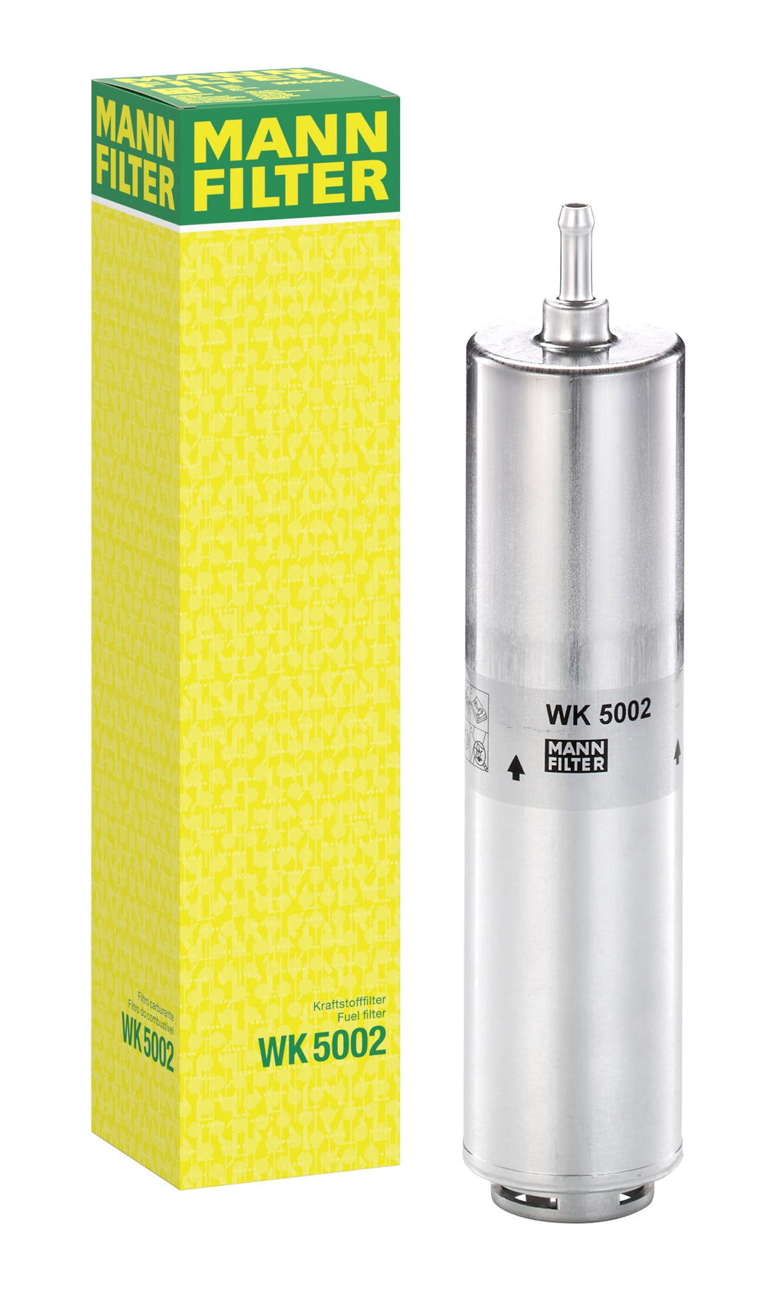 MANN-FILTER WK 5002 Kraftstofffilter – Kraftstofffilter Satz mit Dichtung/Dichtungssatz – Für PKW