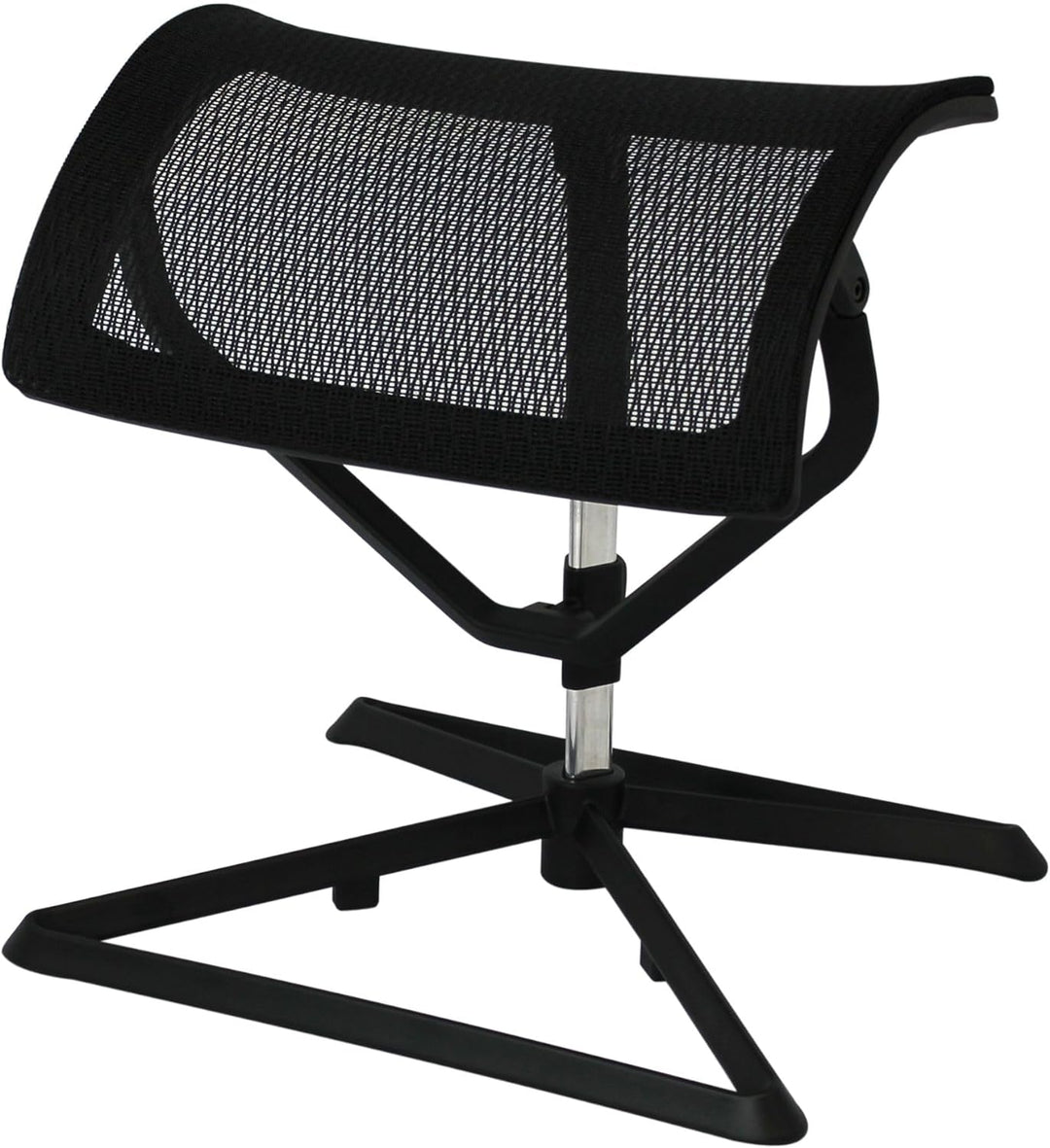 AMSTYLE Fussauflage LEGpro OTTOMANN Design Beinauflage Stoffbezug / Mesh für Büro Fussablage höhenve