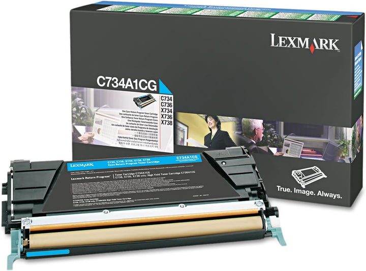 Lexmark Tonerkartusche für F C73X X73X Kapazität 6000 Seiten, cyan