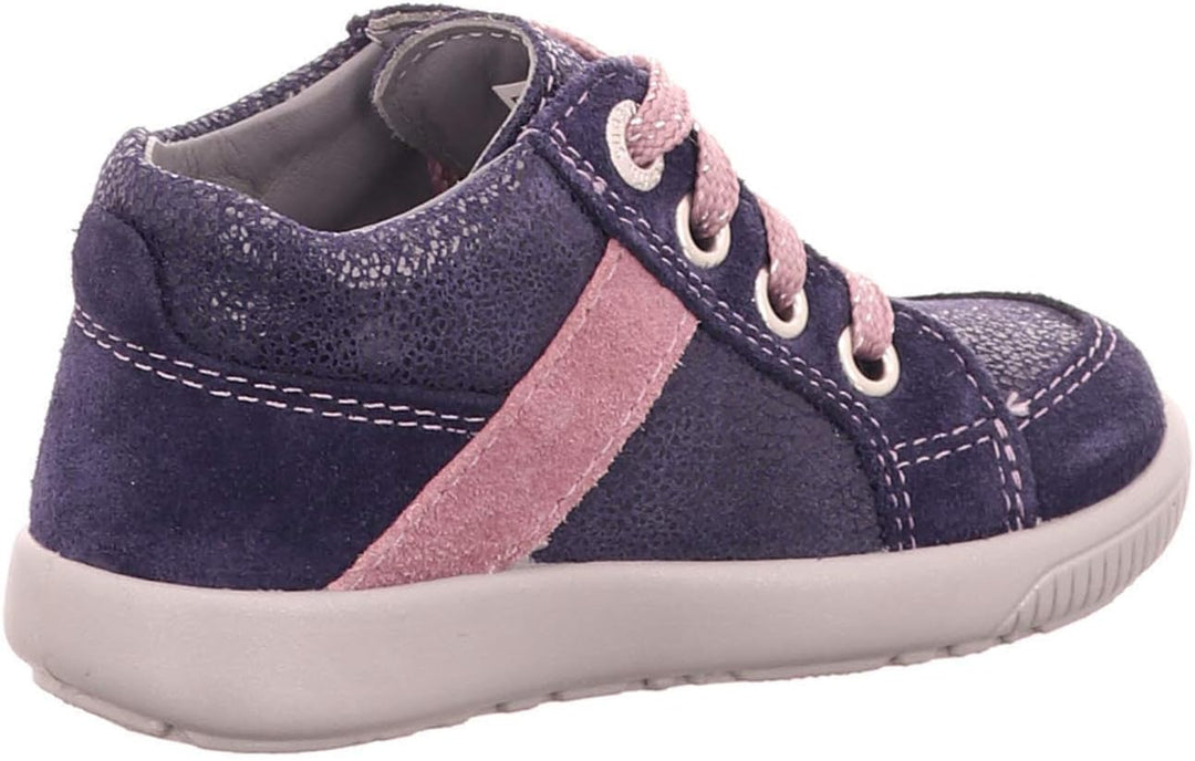 Superfit Baby Mädchen Starlight Sneaker, Blau Blau Lila 80