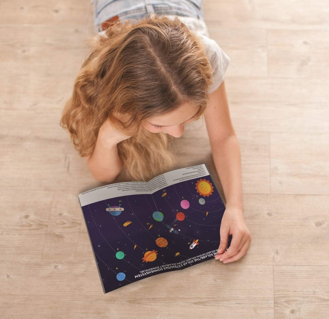 Lexibook NLJ180 Planetarium 2-in-1 Projektor mit Sternenbildern Weltraumforschungr, 24 Bilder, um Al