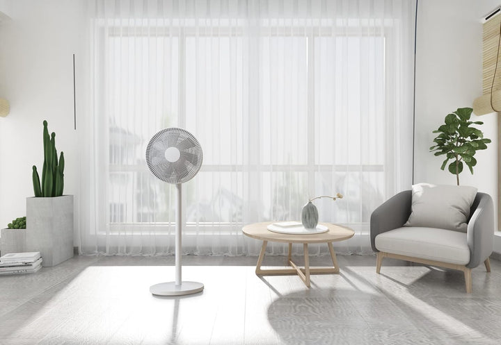 Xiaomi Mi Smart Standing Fan 2 Lite Tisch und Standventilator mit optionaler iOS/Android Mi Home App