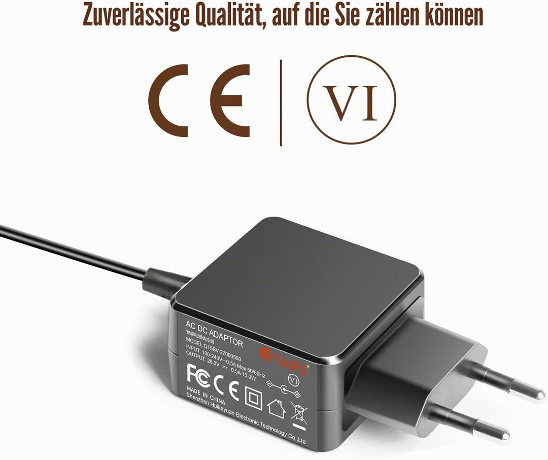 TAIFU 26V Ladekabel für Levoit LVAC-200/120 Tineco iFloor One S11 S3 X A11 A10 Floor One S5 Prosceni