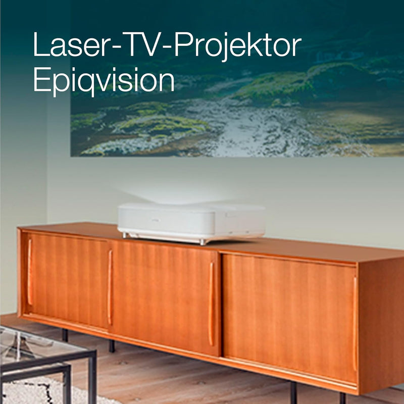 Epson EH-LS650W 4K PRO-UHD Smart-Laserprojektor, 3.600 Lumen, bis zu 120-Zoll Bilddiagonale (3,05 m)