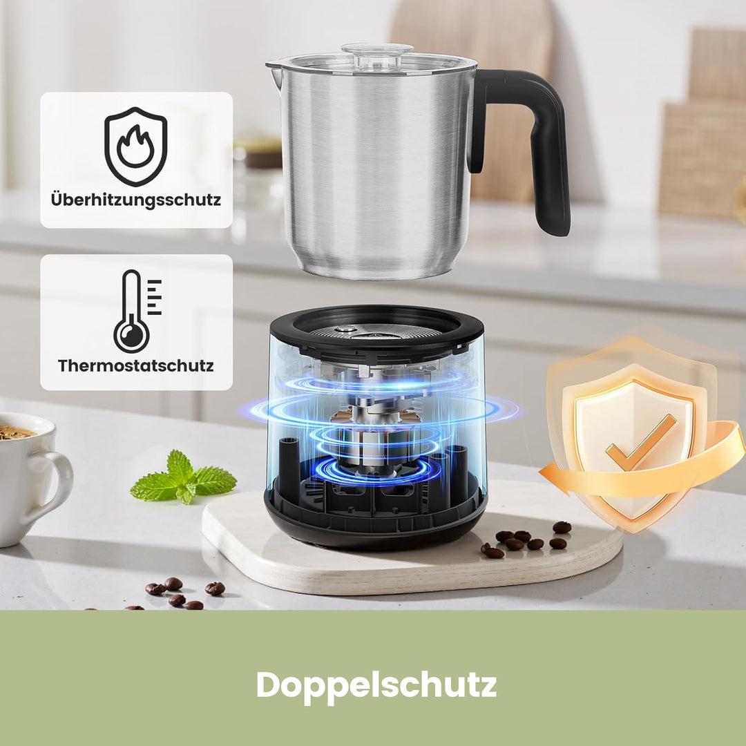 Gevi heisse schokoladenmatte, 5-1-1 milchschaum mit dampfkessel, dampfbad, spezialmilch, 17 unzen /