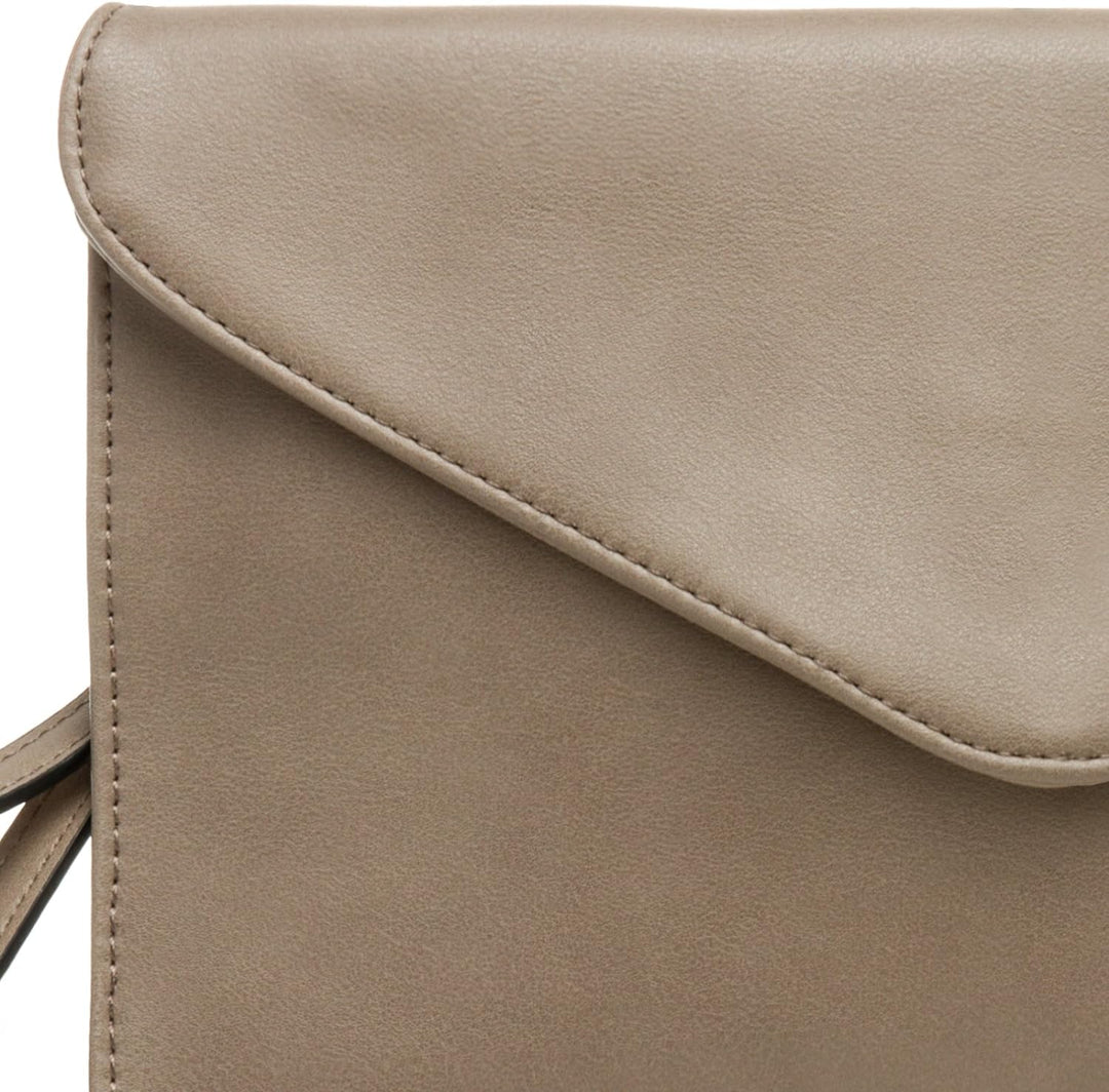Caspar TA310 Damen Clutch Einheitsgrösse Taupe, Einheitsgrösse Taupe