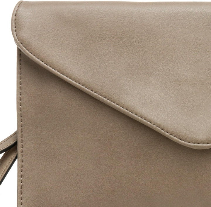 Caspar TA310 Damen Clutch Einheitsgrösse Taupe, Einheitsgrösse Taupe