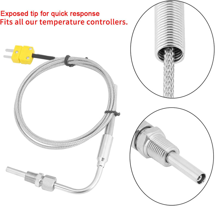 EGT Thermoelement K Typ für Abgastemperatursonde mit freiliegendem Spitzenanschluss
