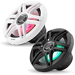 Clarion Sport Coaxial Speaker 6.5 "30W RMS Marine Black and White RGB
