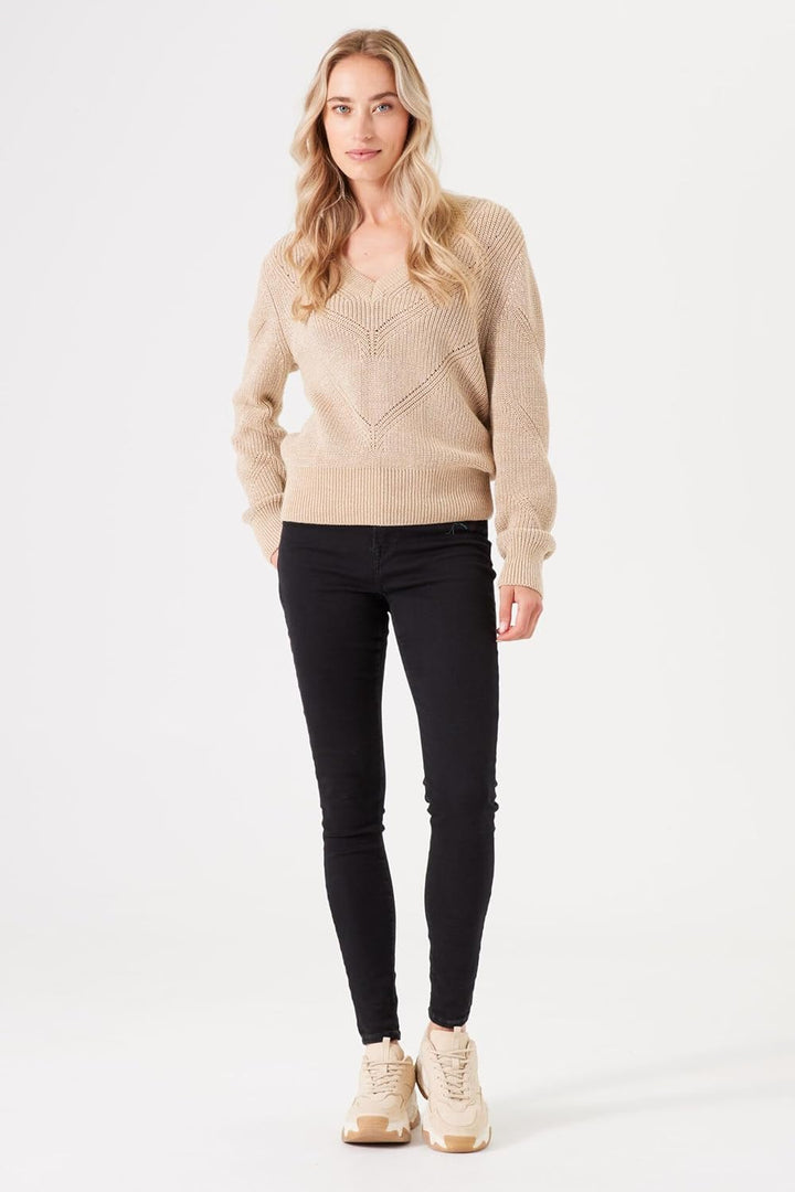 Garcia Damen Pullover L Iced Coffee, L Iced Coffee