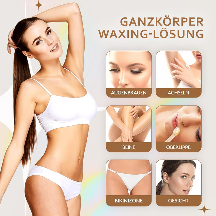 1 kg Dermawax Vanille Wachs Filmwachs Premium Heisswachs Waxing Perlen Wachsperlen ohne Wachsstreife
