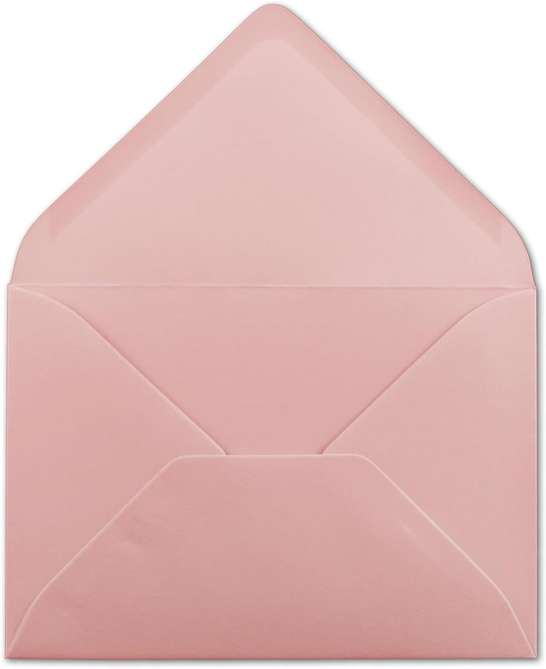 Briefumschläge in Alt-Rosa- 500 Stück - DIN C5 Kuverts 22,0 x 15,4 cm - Nassklebung ohne Fenster - W