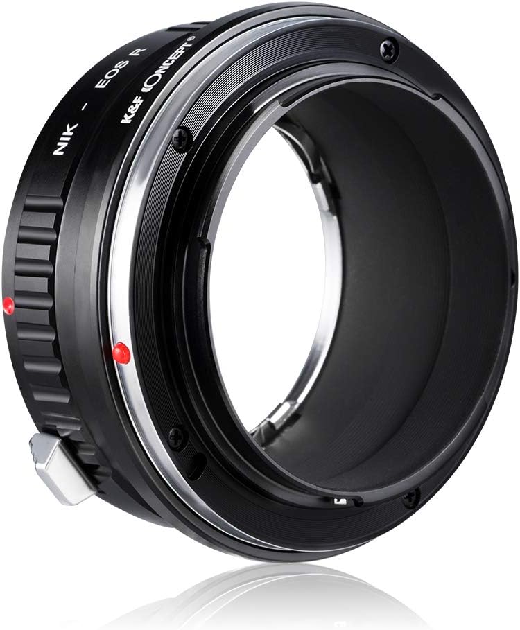 K&F Concept Objektivadapter Ring Kompatibel mit Nikon Objektiv an Canon EOS R-(NIK-EOS R) Gehäuse mo