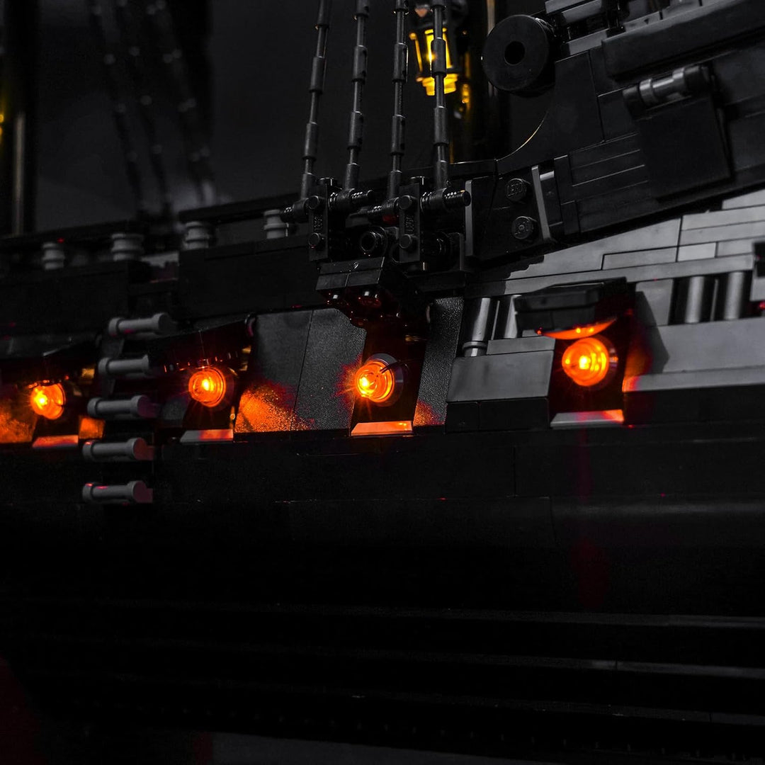 Fernbedienung Led Licht Set Kompatibel mit Lego Captain Jack Sparrow's Pirate Ship 10365 (Kein Model