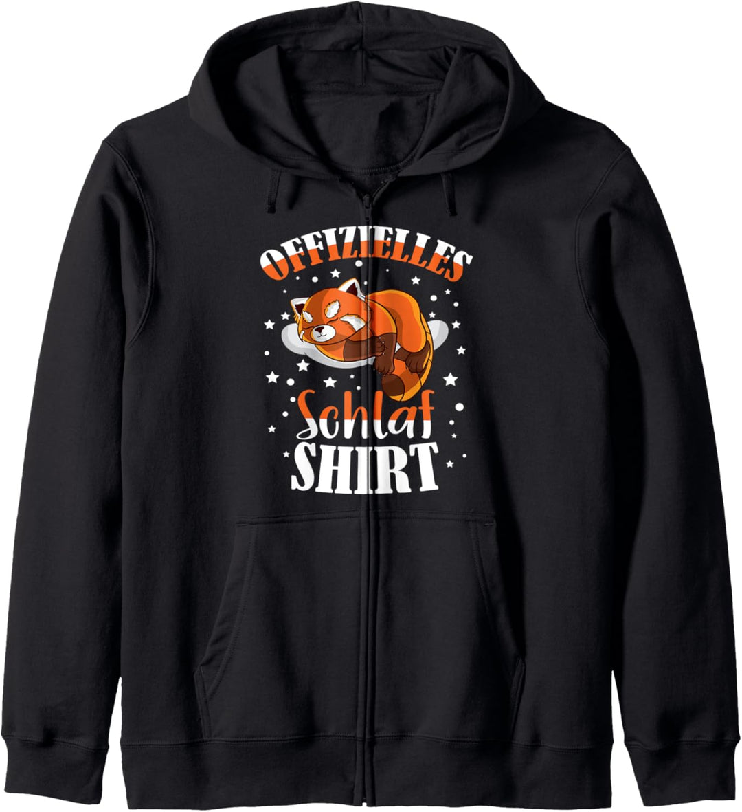 Japanisches Red Panda Wolke Langschläfer Pyjama Nachthemd Kapuzenjacke