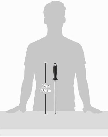 ZWILLING Wetzstahl/Wetzstab, verchromt, Klingenlänge 26 cm, Ergonomischer Kunststoffgriff mit Aufhän