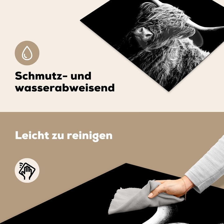 KitchenYeah© Herdabdeckplatte Einteilig Herdabdeckung Abdeckplatte für Ceranfeld Abdeckung Induktion