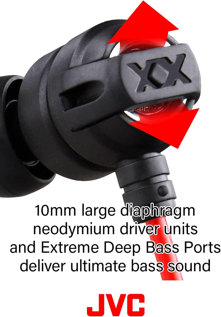 JVC HA-FX1X Xtreme Xplosives In-Ear-Kopfhörer Schwarz