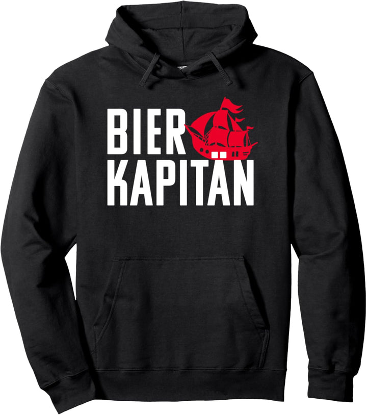 Bier Kapitän - Party Verkleidung Apres Ski Gruppenoutfit Fun Pullover Hoodie