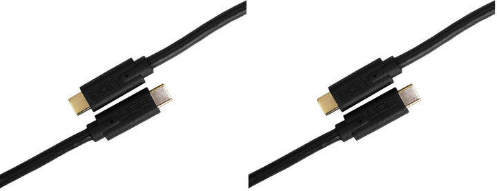 UDG Ultimate Cable USB 3.0 Type C-C Straight 1.5m (Black) (Packung mit 2)