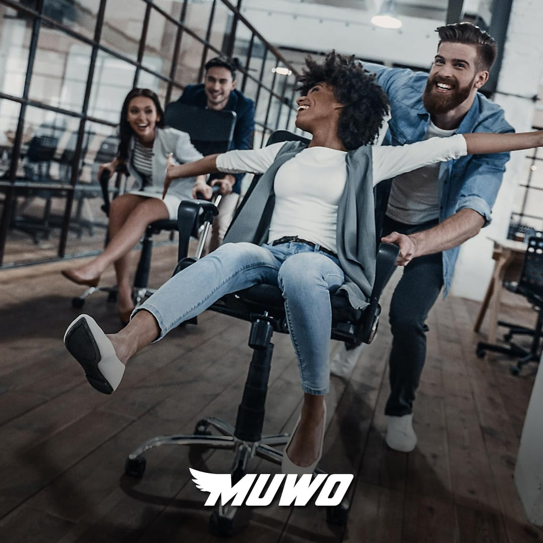 MUWO Director Büro Drehstuhl | ergonomisch & höhenverstellbar | atmungsaktives Mesh-Gewebe | stabile